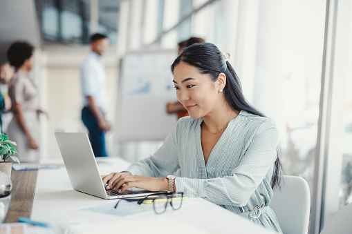 Woman working in office